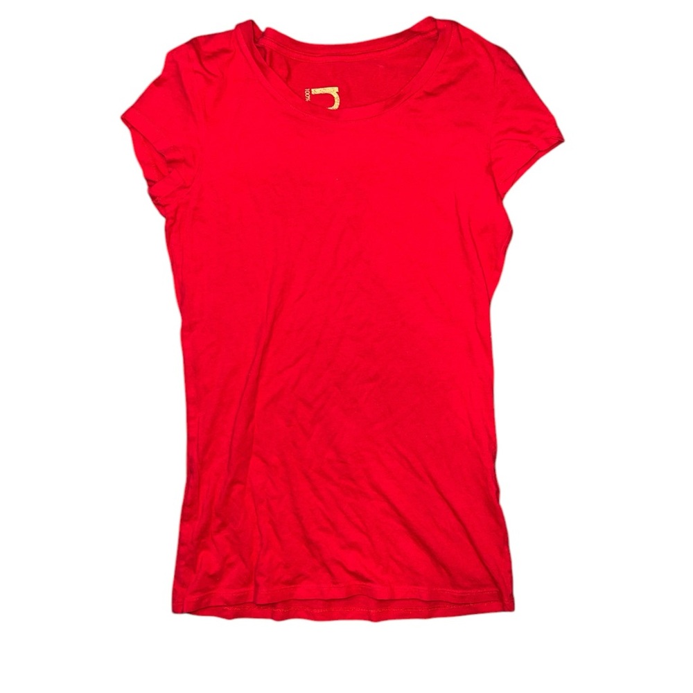 NOLLIE| WOMENS SHORT SLEEVE SCOOP NECK FITTED TEE MED